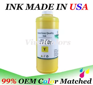 Tinta de recarga de 1 litro para botella de tinta HP 81 tinta amarilla Designjet 5000 HP 81 Y - Imagen 1 de 2