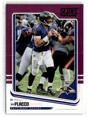 Joe Flacco Baltimore Ravens 2018 Score Purple #23 - Image 1 of 2
