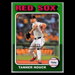 2024 Topps Heritage High Number #686 Tanner Houck Green Bordered Boston Red Sox - Bild 1 von 2