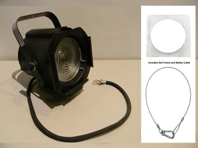 Altman 65Q Stage Studio Theater Light 6" 750W Fresnel W/ Lamp, Gel Frame & Cable - Image 1 of 4