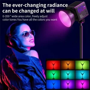 Lampe de scène C60R 60W RGB professionnelle photographie vidéo COB lumière de remplissage prise américaine - Photo 1 sur 10