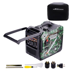 Portable Inverter Generator 5500W Max 5000 Watt Gas Electric Start For Camping - Picture 1 of 11