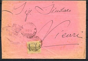 1944 - OCCUPAZIONE DELLA SICILIA - 25c. SU PIEGHEVOLE PER VICARI - LOTTO/30200 - Imagen 1 de 2