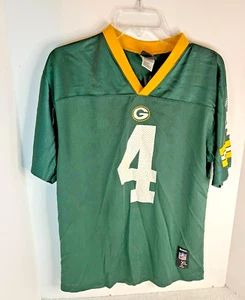 Brett Farve NFL Reebok Jersey On Field Green Bay Packers #4 Mesh Vintage XL - Picture 1 of 8