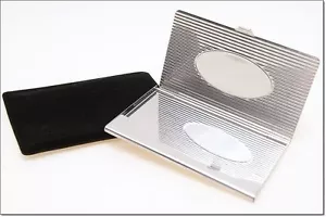 Visitenkartenetui Metall poliert mit ihrer Wunschgravur - Bild 1 von 2