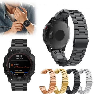20mm Quick Fit Stainless Steel Watch Band Strap For Garmin Fenix 5S / 6S / 7S