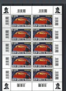 2009 Österreich ANK 2850 60 Jahre Der Dritte Mann 1949 - 2009 Carol Reed Prouduc - Picture 1 of 1