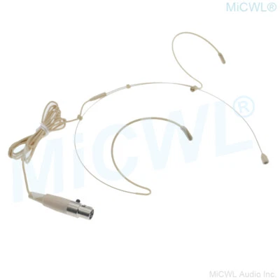 Beige Headset Microphone For Electro Voice EV Wireless earset Microphones 4Pin - Image 1 of 4