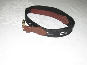 Caves Valley Golf Club Mens Belt Size 34 Black - Imagen 1 de 4
