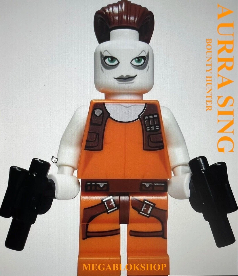 LEGO STAR WARS AURRA SING BOUNTY HUNTER NEW LEGO BRAND NOT OBI WAN SET 7930 - Image 1 of 1