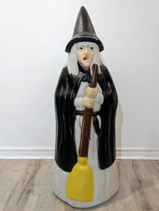Vintage Empire Lighted WICHED WITCH Blown Mold Plastic Halloween 39" ** RARE W@W - Picture 1 of 6