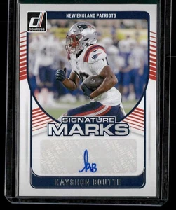 2024 Donruss Signature Marks Auto #SMA-KBO Kayshon Boutte - Picture 1 of 2