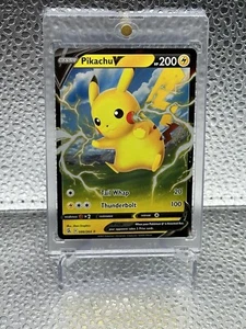 Pikachu V 086/264 Ultra seltene Full Art Fusion Strike 2021 Pokémonkarte fast neuwertig - Bild 1 von 7