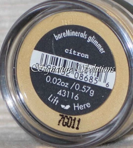 Bare Escentuals bareMinerals Eye Color/Shadow/Glimmer/Glimpse - CITRON - Picture 1 of 1