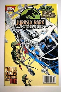 Topps - Jurassic Park Adventures #10 QUIOSCO 1994 RARO última edición - Imagen 1 de 6