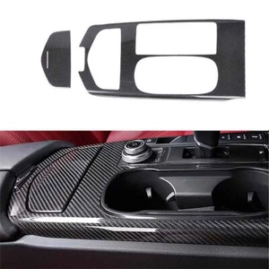 Panel de cambio de marchas de consola central de fibra de carbono para Maserati Ghibli 2017-2021 - Imagen 1 de 4