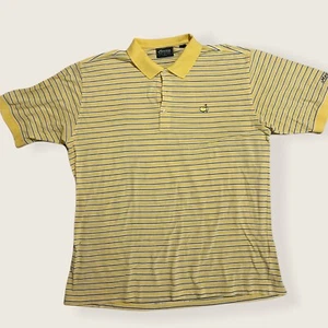 MASTERS COLLECTION Polo Golf Polo Augusta Logo Yellow Extra Large Mens U190 - Picture 1 of 7