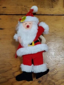 Vintage 1970's Standing Santa Christmas Ornament Free Shipping - Picture 1 of 5