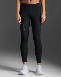 New Women’s 2XU Ignition Shield Compression Tights WA6312b Waterproof Full Lengt - Picture 1 of 4
