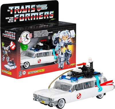 Hasbro Transformers Generations Ghostbusters Ecto-1 Ectotron Figure 2024 in Hand - Image 1 of 4