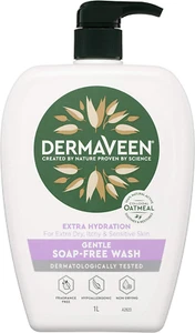 DermaVeen Extra Gentle Soap Free Wash, 1L | Free Shipping | New AU - Picture 1 of 2