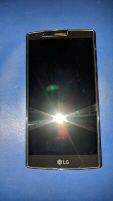 LG G4 H815 (Desbloqueado Internacional) Solo Para Piezas/Reparación Cuero Negro Foto 1 de 4