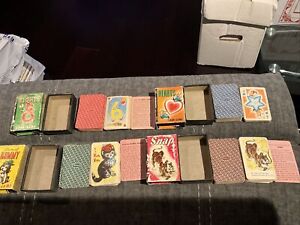 Vintage 1951 Whitman 2-3/4” Peter Pan Card Game Lot Of 4 See Description