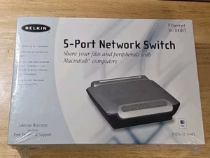 BELKIN F5D5131-5 5-Port 10/100Mbps- Network Switch- (New Sealed) - Picture 1 of 4