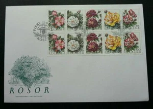 [SJ] Sweden Roses 1994 Flower Flora Plant (stamp FDC) - Picture 1 of 5