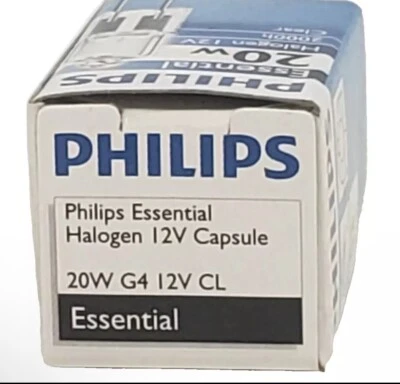 12V/20W/G4 Philips 20W G4 12V CL 2000hrs Dimmable Landscape 2pin  Bulb - Image 1 of 2