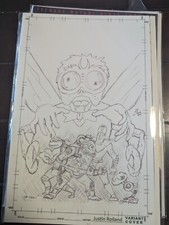 IDW TMNT The Last Ronin #3 - Kevin Eastman Justin Roiland Sketch Variant M/NM