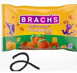 Bonbons citrouilles Brach's Mellowcreme (2 paquets) 11 oz neuf - Photo 1/3