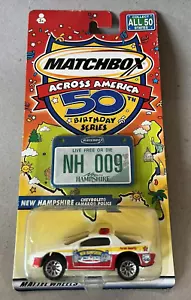MATCHBOX ACROSS AMERICA 50TH BIRTHDAY SERIES NEW HAMPSHIRE CHEVROLET CAMARO - Picture 1 of 4