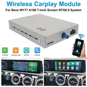 Wireless CarPlay Apple Android Auto Retrofit For Mercedes-Benz W177 A180 2020+ - Picture 1 of 14