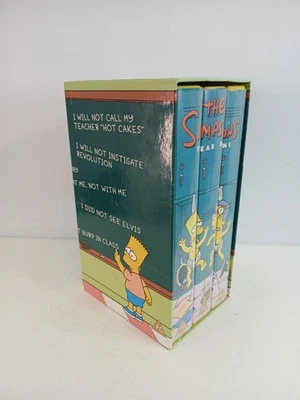 The Simpsons Year 1 Animated Box Set VHS 1999  - Image 1 of 4