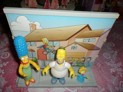 SIMPSONS WOS INTERACTIVO SUELTO 2002 COMPLETO DIORAMA EXTERIOR CASA HOMER MARGE Foto 1 de 4