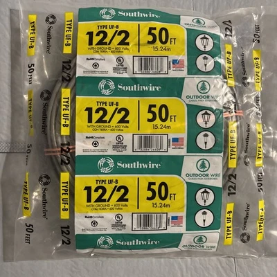 50 Feet 12/2 UF-B (Direct Burial) - Image 1 of 3