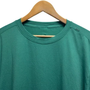 T-shirt Lululemon uomo taglia XXL Drysense licenza per allenarsi verde performance usata in ottime condizioni - Foto 1 di 4