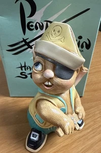 Figura de Conejo Pendelfin "Parche Pirata" Hecha en Inglaterra En Caja - Imagen 1 de 2