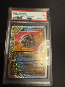 2002 Pokemon Legendary Collection 24 Golem Reverse Holo PSA 3 - Picture 1 of 5