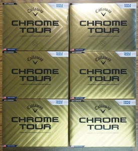 SIX (6) Dozen NEW CALLAWAY CHROME TOUR TripleTrack Golf Balls - Picture 1 of 3