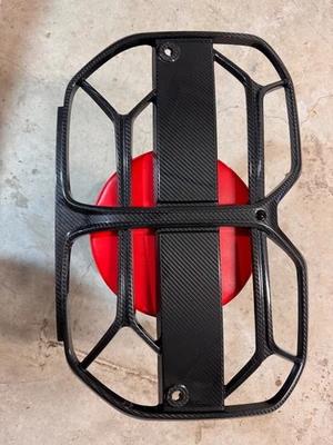 Rejilla delantera de fibra de carbono RW para BMW 430I G26 Foto 1 de 4