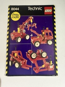 Vintage Lego 8044 Technic Universal Pneumatic Set MANUAL ONLY