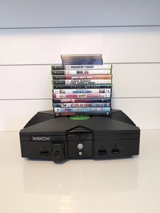 Original Xbox Console Bundle 11 Games, 1 - OEM Controller, DVD Remote & 6- DVDs - Picture 1 of 17