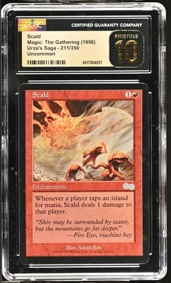 SCALD Urza's Saga CGC 10 Pristine MTG [Nostalgium] - Image 1 of 2