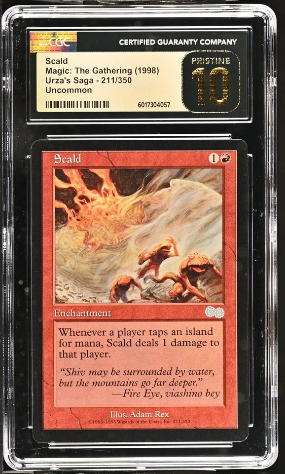 SCALD Urza's Saga CGC 10 Pristine MTG [Nostalgium] - Image 1 of 2