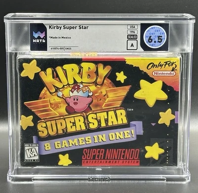 Kirby Super Star • WATA 6.5 A • Super Nintendo • Not VGA/CGC - Image 1 of 2