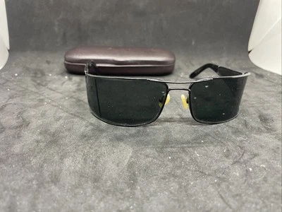 De colección Años 80-90 Ralph Lauren Bono Muy RARO Negro Gafas de sol Gafas Esquinas esmaltadas Foto 1 de 4
