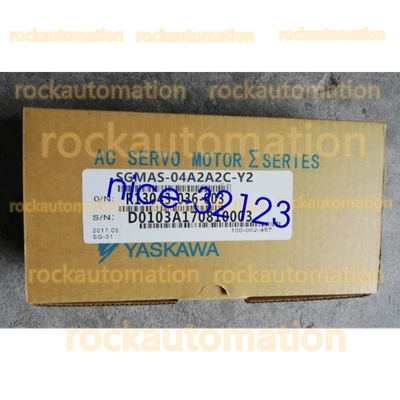 SGMAS-04A2A2C-Y2 YASKAWA SERVO MOTOR Brand New in Box Expedited Shipping HTJ1 - Image 1 of 3