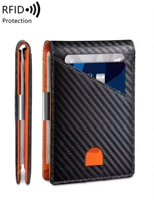 Kartenetui mit RFID Schutz - mini Geldbörse Portemonnaie Geldbeutel slim wallet - Bild 1 von 4